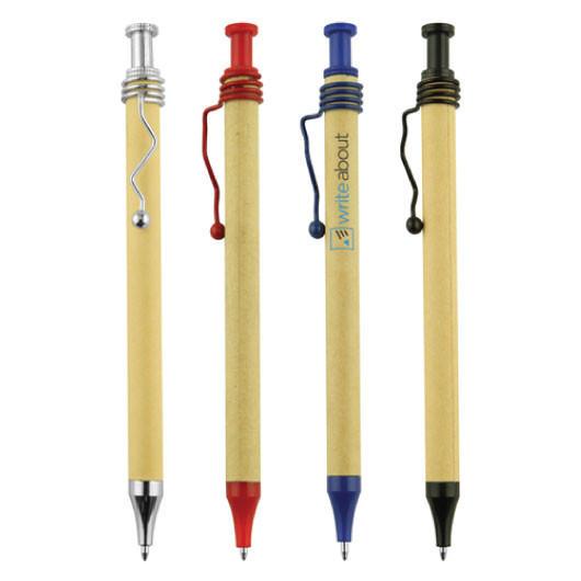 Squiggle Recycled Cardboard Pens